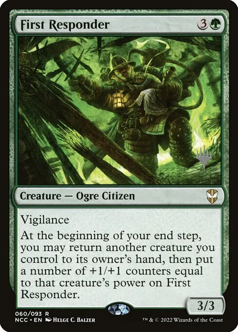 First Responder · New Capenna Commander Promos 60p/75