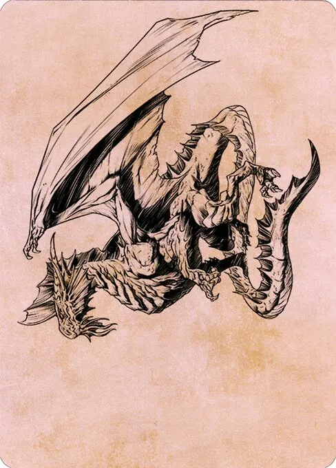 Ancient Silver Dragon // Ancient Silver Dragon · Battle for Baldur's Gate Art Series 47/81