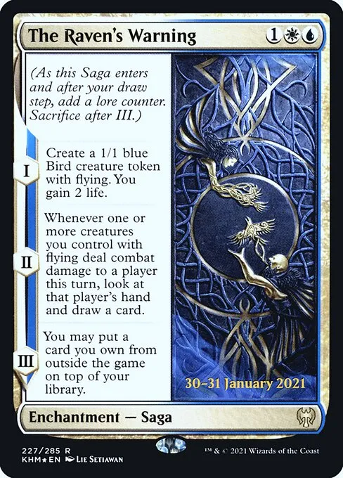 The Raven's Warning · Kaldheim Promos 227s/158