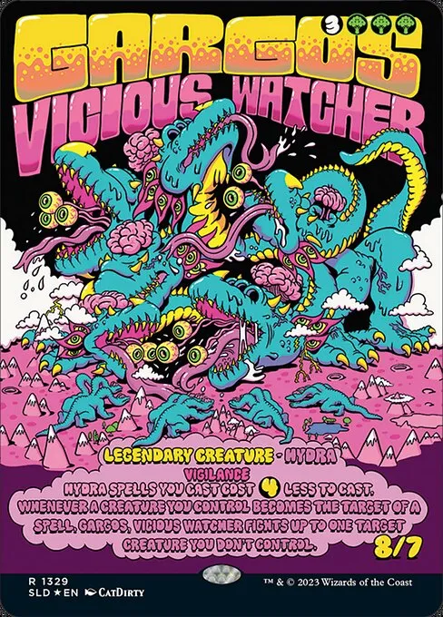 Gargos, Vicious Watcher · Secret Lair Drop 1329/2547