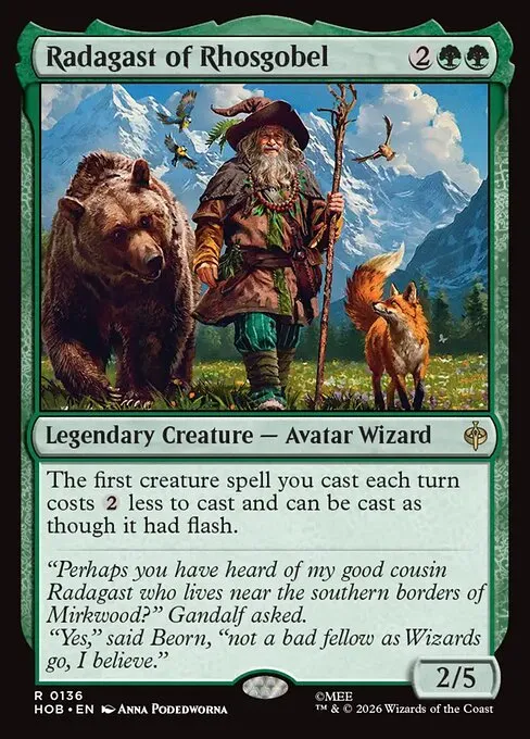 Radagast of Rhosgobel · The Hobbit 136/39