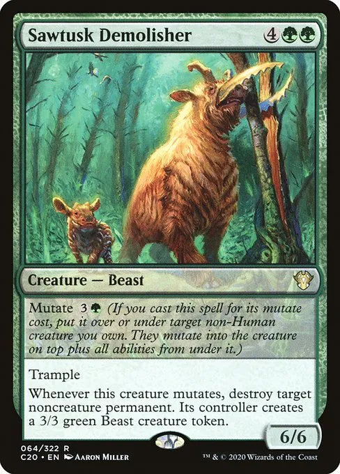 Sawtusk Demolisher · Commander 2020 64/322