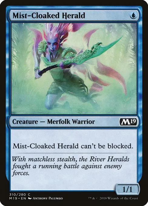 Mist-Cloaked Herald · Core Set 2019 310/314