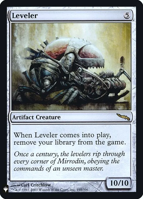Leveler · The List MRD-195/5050