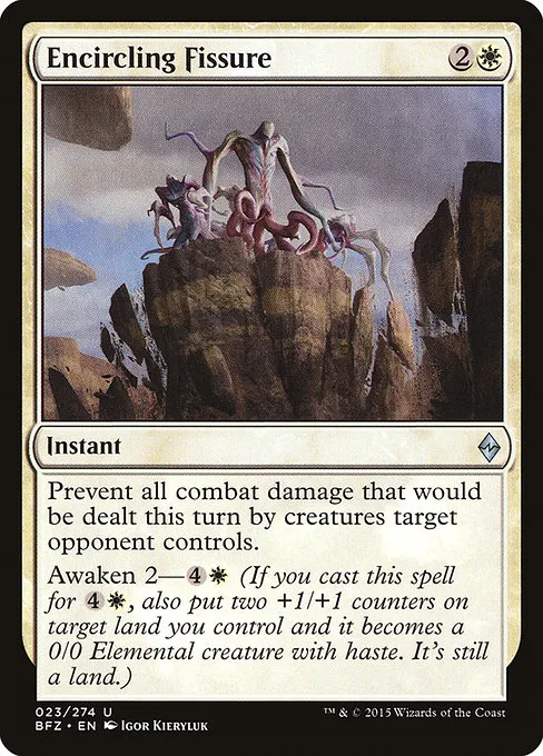 Encircling Fissure · Battle for Zendikar 23/299