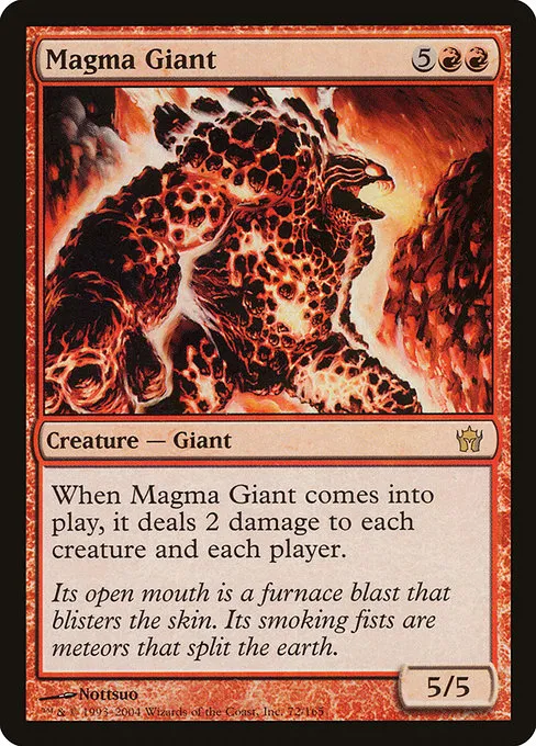 Magma Giant · Fifth Dawn 72/165