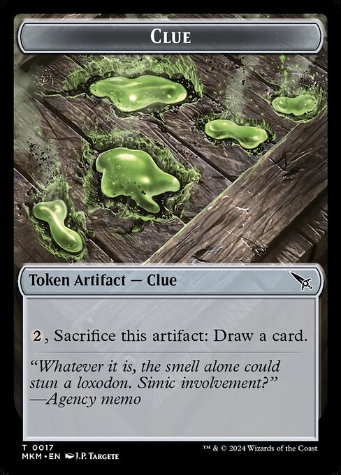 Clue · Murders at Karlov Manor Tokens 17/22