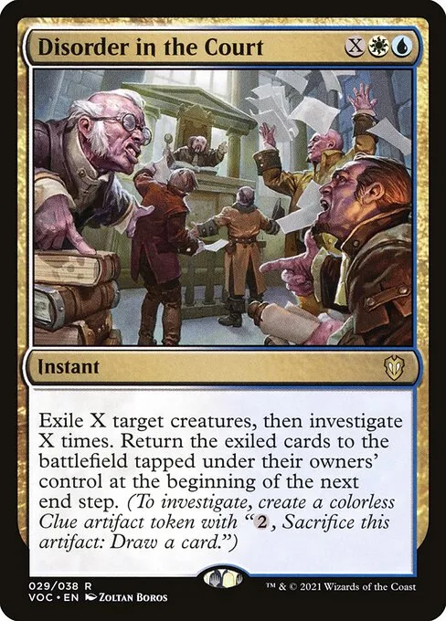 Disorder in the Court · Crimson Vow Commander 29/188