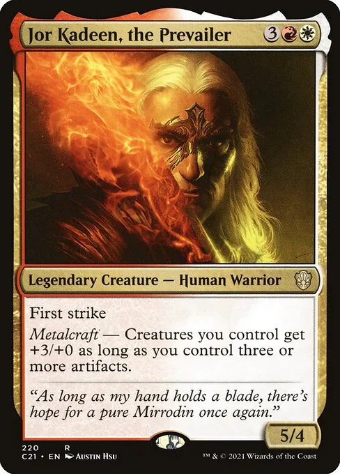 Jor Kadeen, the Prevailer · Commander 2021 220/409