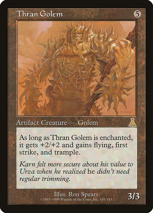 Thran Golem · Urza's Destiny 141/143
