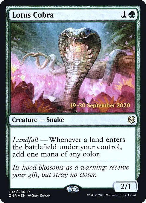 Lotus Cobra · Zendikar Rising Promos 193s/153