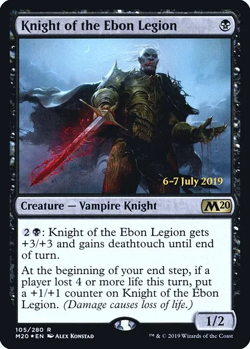 Knight of the Ebon Legion · Core Set 2020 Promos 105s/144