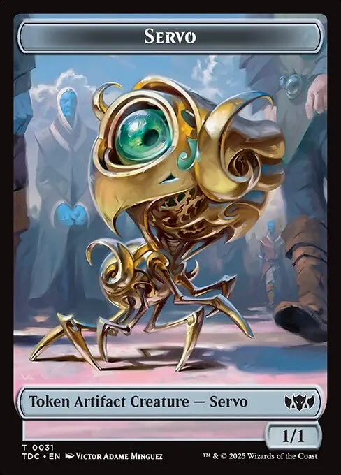 Servo · Tarkir: Dragonstorm Commander Tokens 31/34
