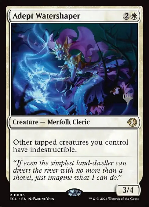 Adept Watershaper · Lorwyn Eclipsed Promos 3p/87