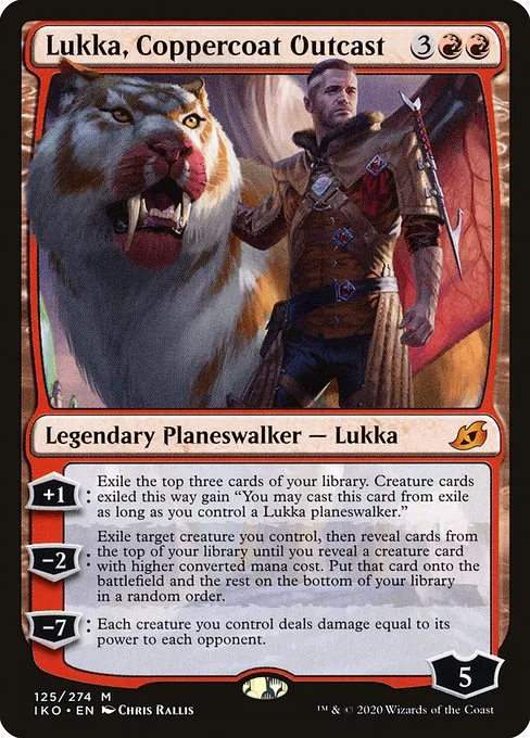 Lukka, Coppercoat Outcast · Ikoria: Lair of Behemoths 125/390