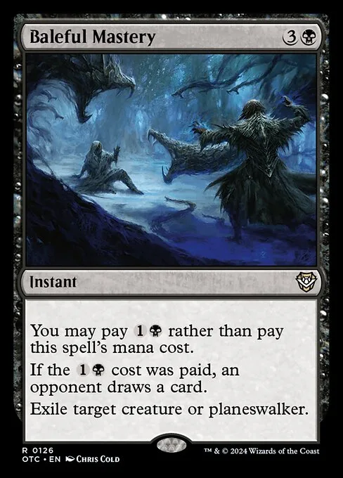 Baleful Mastery · Outlaws of Thunder Junction Commander 126/342
