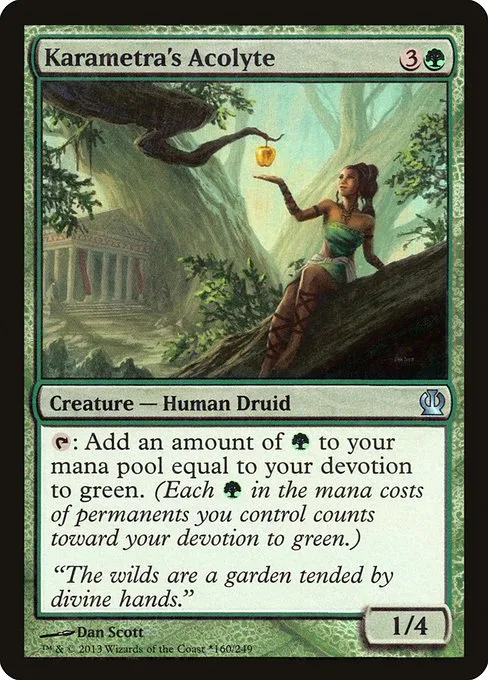 Karametra's Acolyte · Theros Promos 160/10
