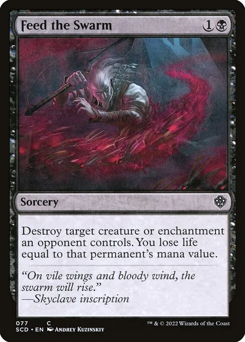 Feed the Swarm · Starter Commander Decks 77/352
