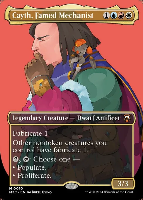 Cayth, Famed Mechanist · Modern Horizons 3 Commander 10/398