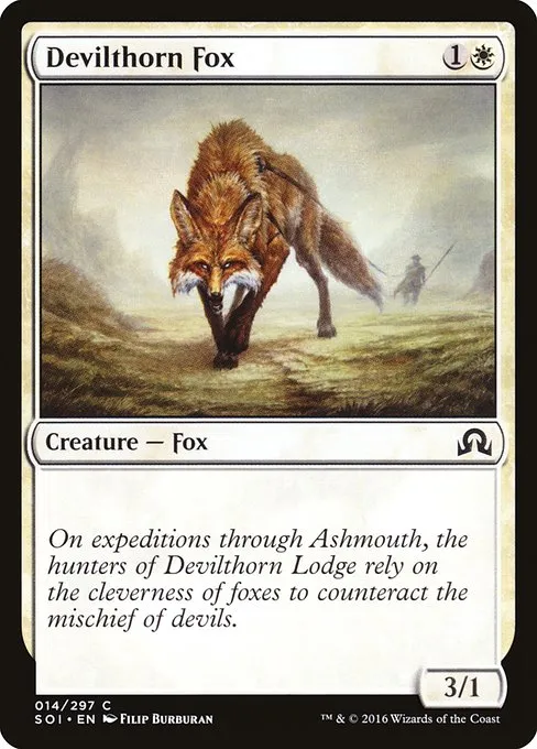 Devilthorn Fox · Shadows over Innistrad 14/302
