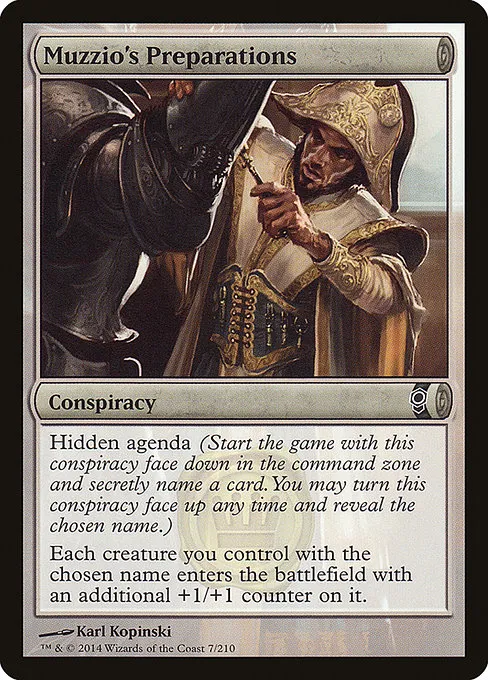 Muzzio's Preparations · Conspiracy 7/210