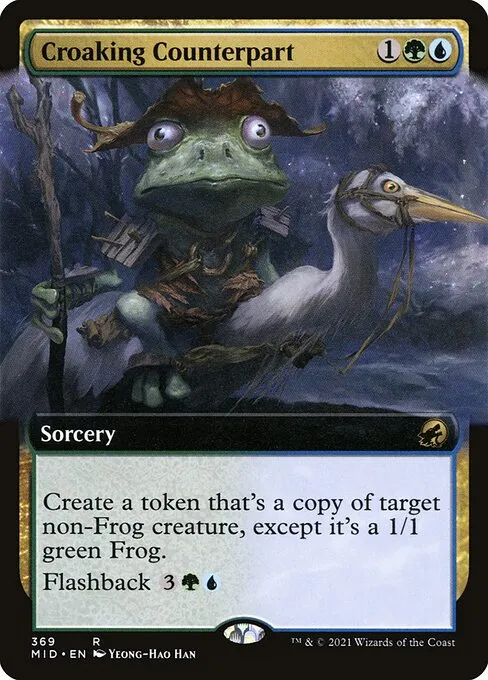 Croaking Counterpart · Innistrad: Midnight Hunt 369/399