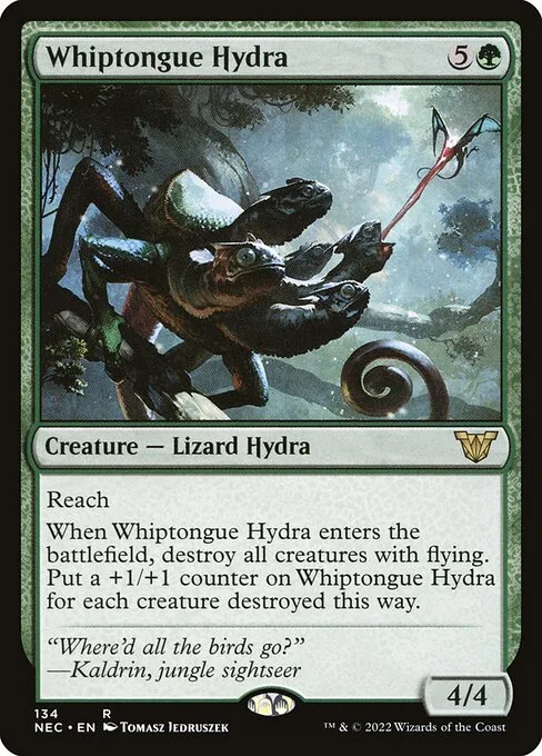 Whiptongue Hydra · Neon Dynasty Commander 134/179