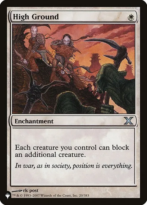 High Ground · The List 10E-20/5050
