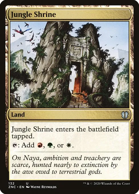 Jungle Shrine · Zendikar Rising Commander 132/142