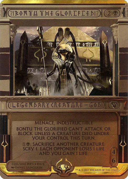 Bontu the Glorified · Amonkhet Invocations 20/54