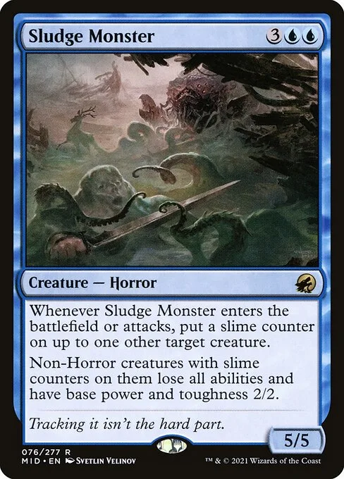 Sludge Monster · Innistrad: Midnight Hunt 76/399