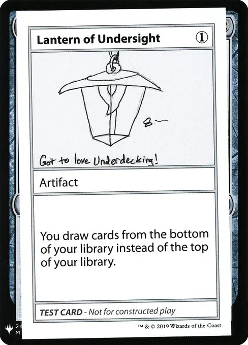 Lantern of Undersight · Mystery Booster Playtest Cards 2019 106/121