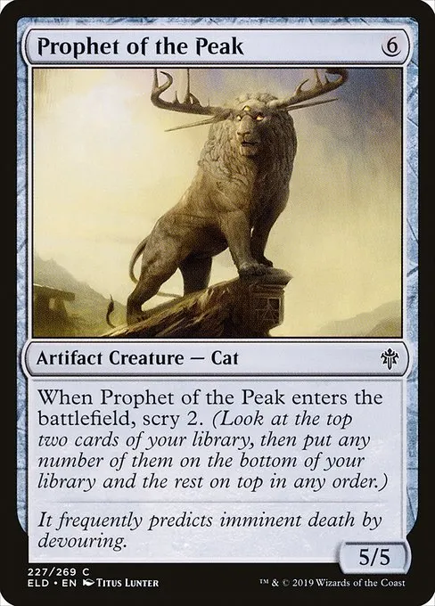 Prophet of the Peak · Throne of Eldraine 227/398