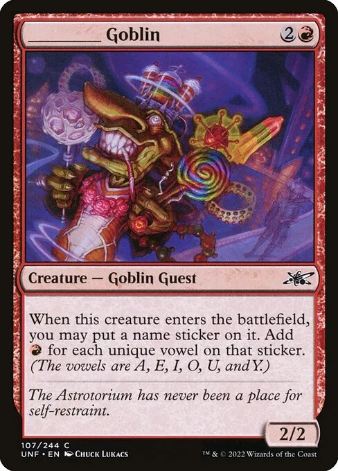 ________ Goblin · Unfinity 107/639