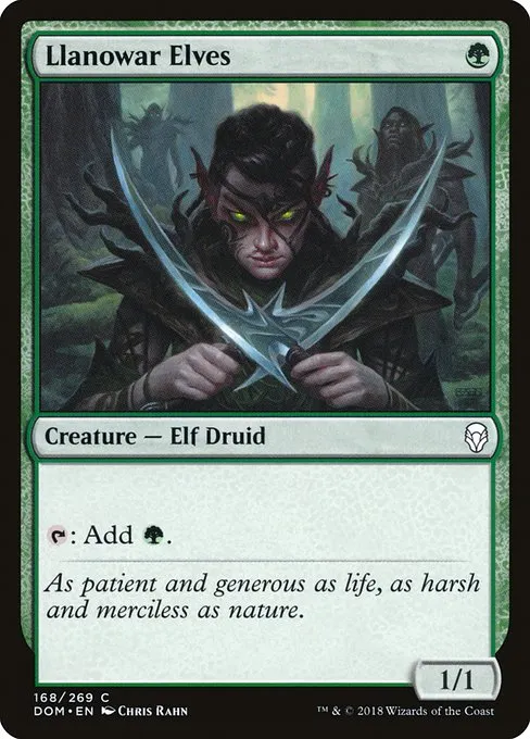 Llanowar Elves · Dominaria 168/280