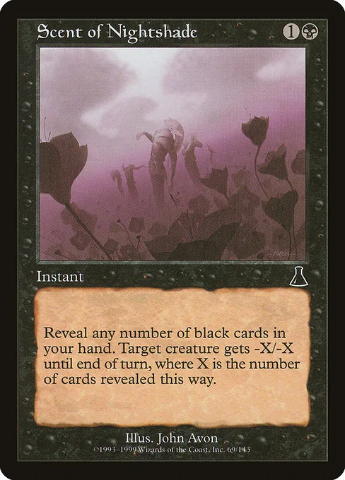 Scent of Nightshade · Urza's Destiny 69/143