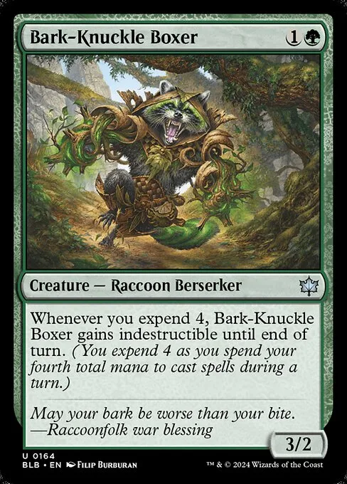 Bark-Knuckle Boxer · Bloomburrow 164/398