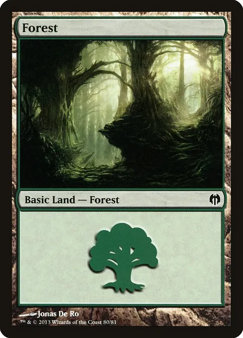 Forest · Duel Decks: Heroes vs. Monsters 80/81