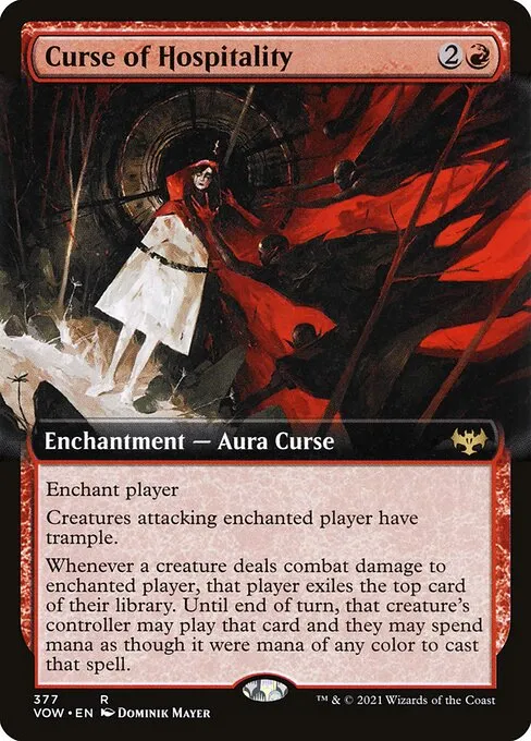 Curse of Hospitality · Innistrad: Crimson Vow 377/423