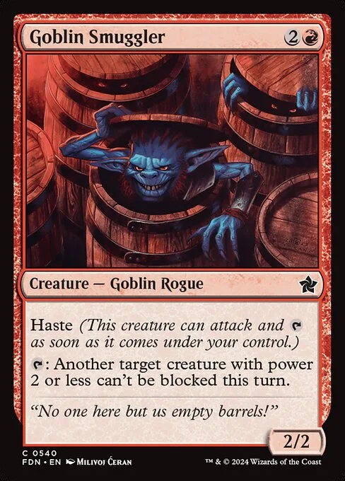 Goblin Smuggler · Foundations 540/771