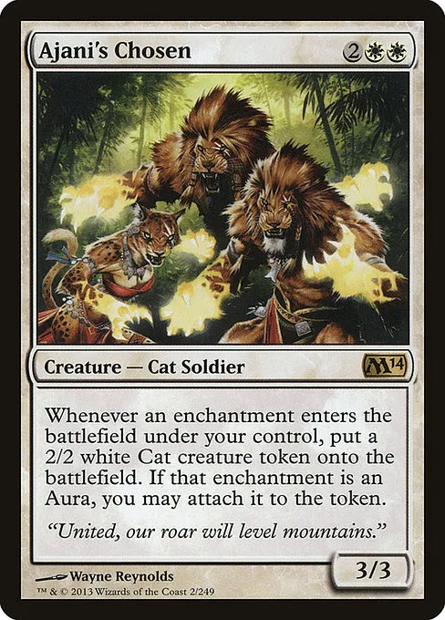Ajani's Chosen · Magic 2014 2/249
