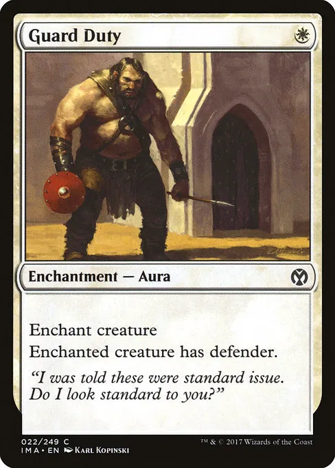Guard Duty · Iconic Masters 22/249