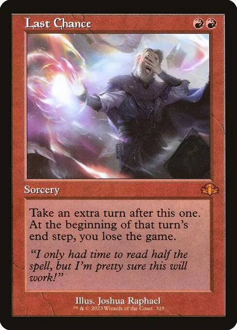 Last Chance · Dominaria Remastered 325/457