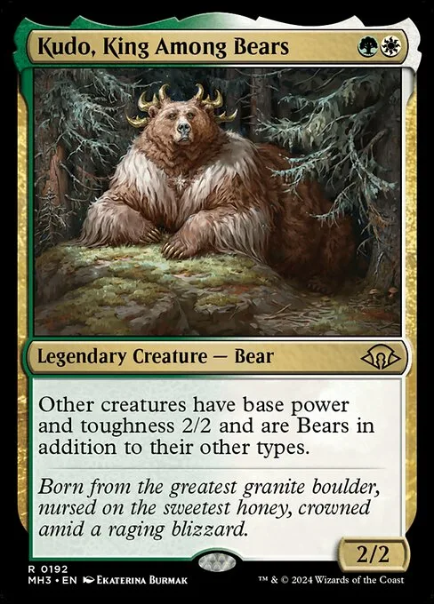 Kudo, King Among Bears · Modern Horizons 3 192/528