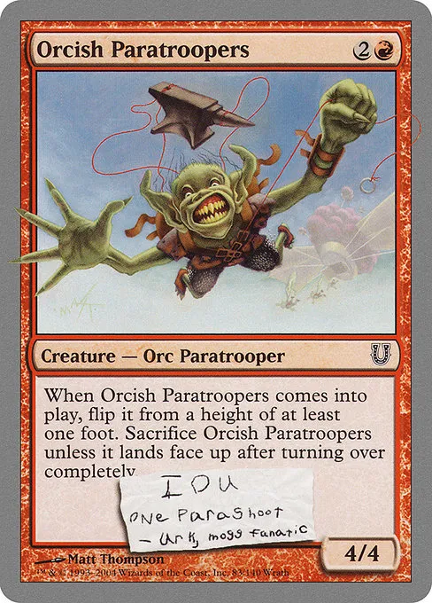 Orcish Paratroopers · Unhinged 83/168
