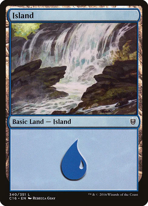 Island · Commander 2016 340/351