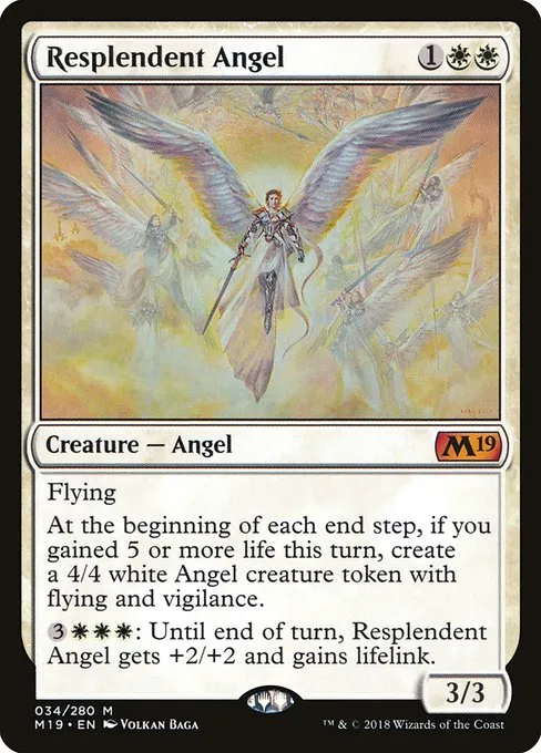 Resplendent Angel · Core Set 2019 34/314