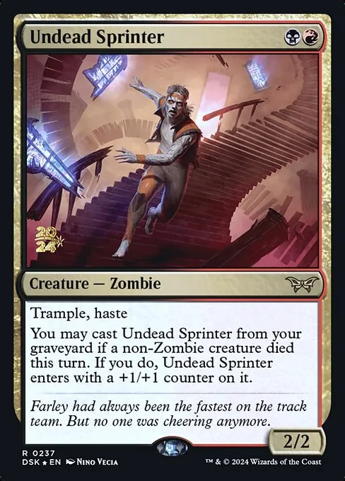 Undead Sprinter · Duskmourn: House of Horror Promos 237s/160