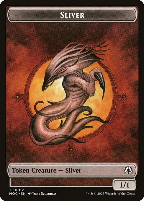 Sliver · March of the Machine Commander Tokens 2/46