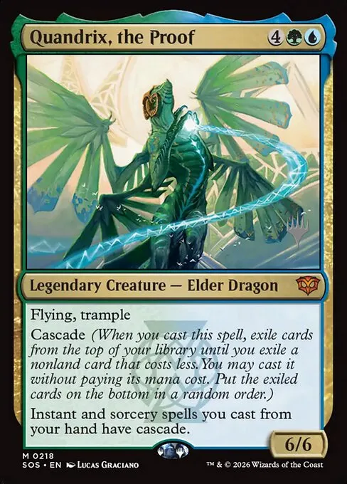 Quandrix, the Proof · Secrets of Strixhaven Promos 218p/80